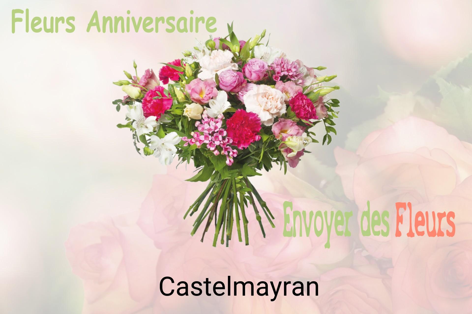Bouquet de fleurs d’anniversaire livré à Castelmayran